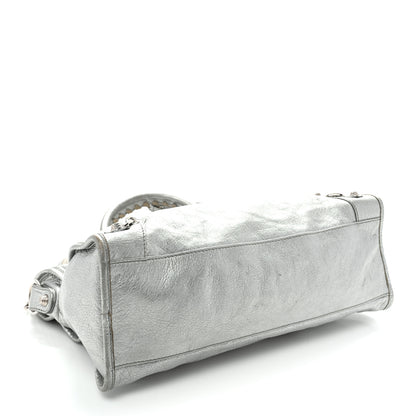 Balenciaga Metallic Agneau Giant 12 Silver Hardware City Gris Aluminum 5 of 12