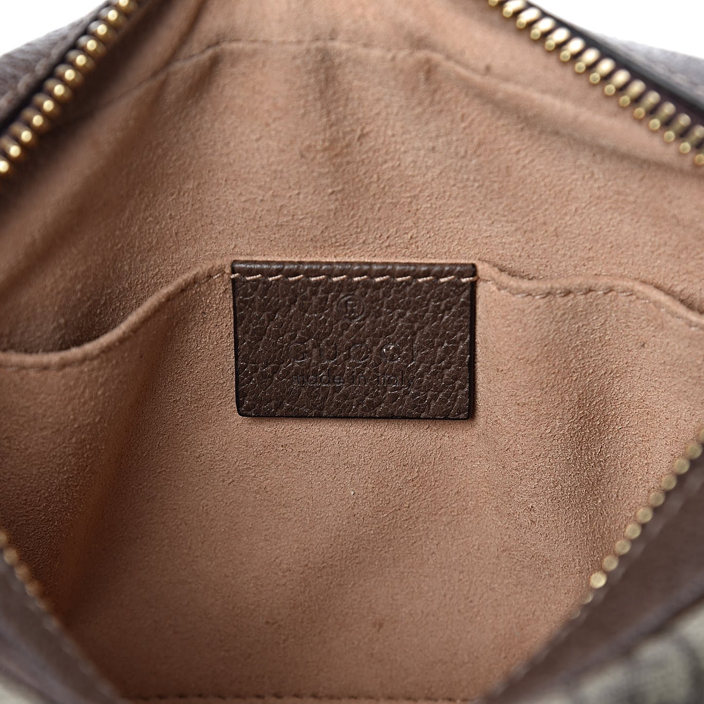 GG Supreme Monogram Web Mini Ophidia Shoulder Bag Brown