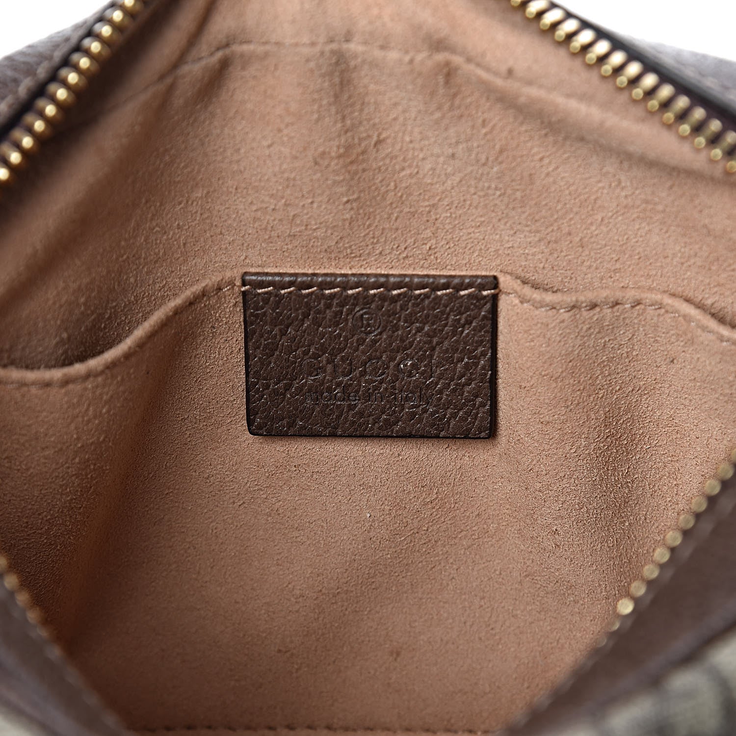 Gucci GG Supreme Monogram Web Mini Ophidia Shoulder Bag Brown 6 of 11
