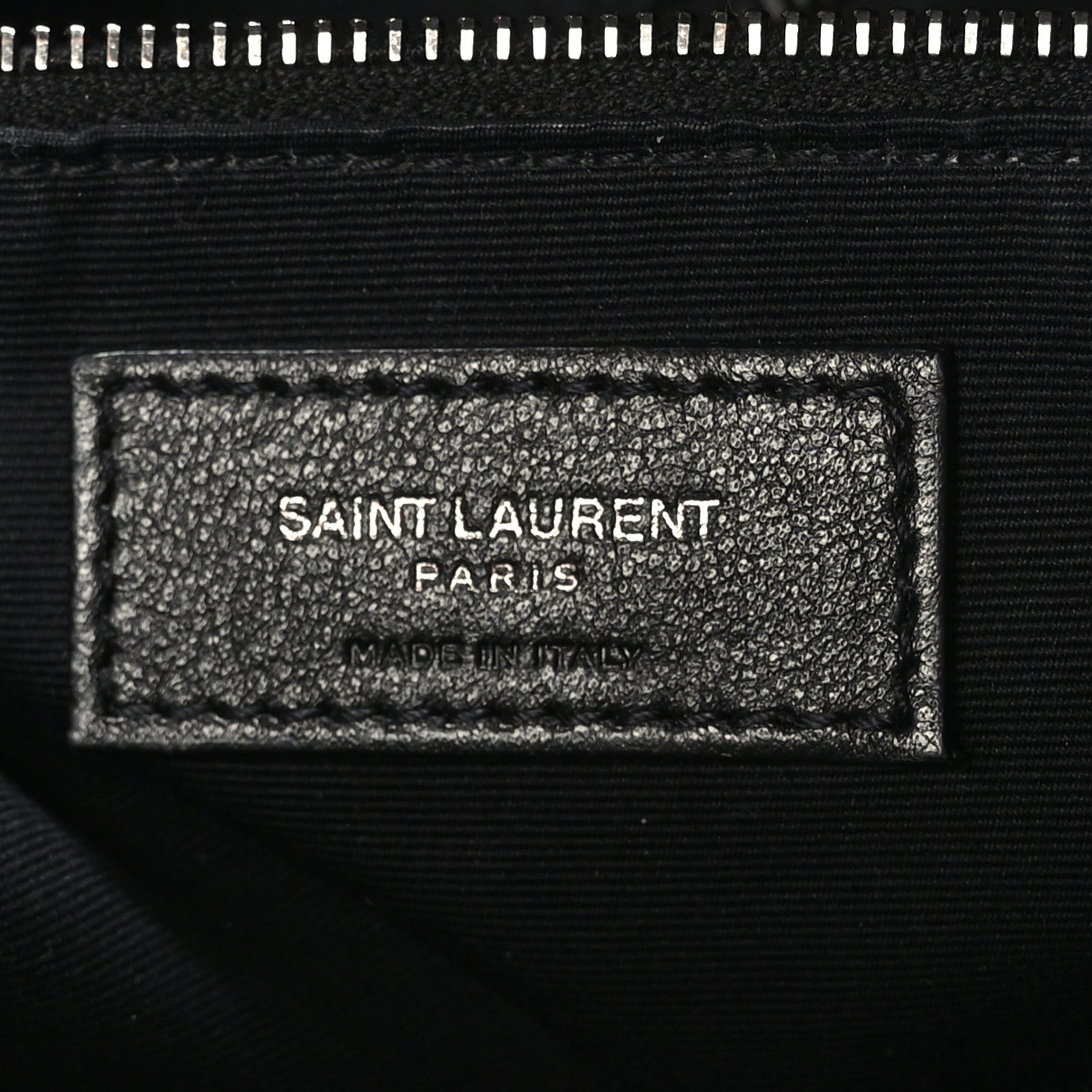 Saint Laurent Crinkled Calfskin Matelasse Monogram Niki Shoulder Bag Storm 6 of 9