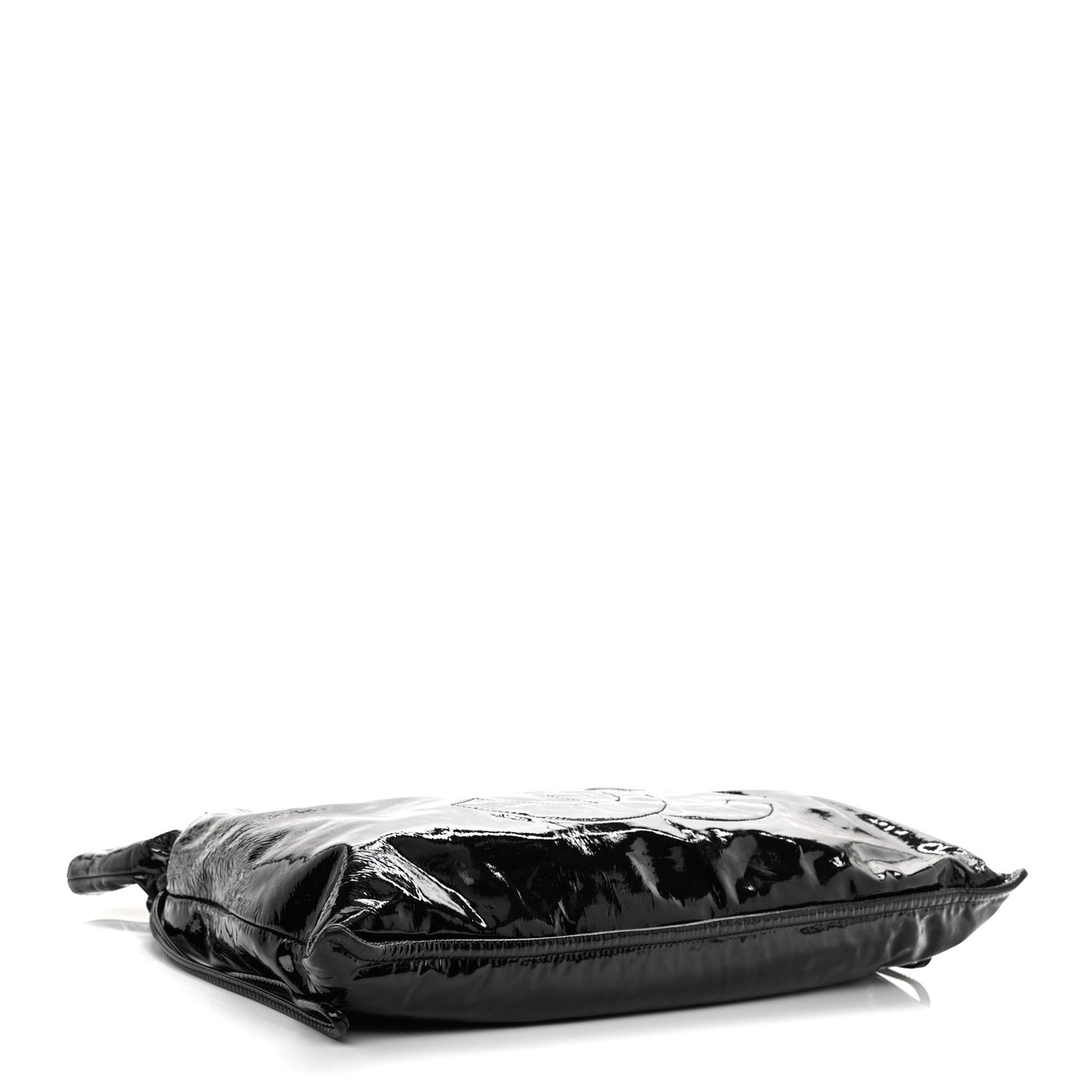 Patent Bonbons Shopper Tote Black