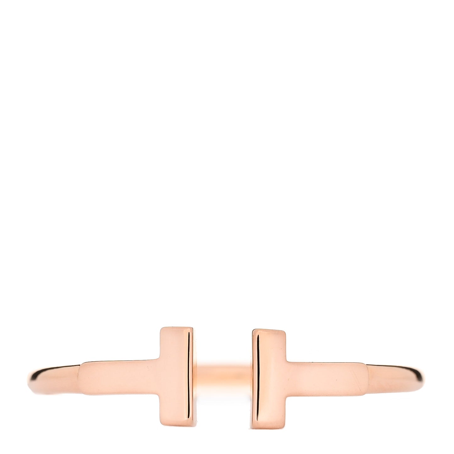 18K Rose Gold T Wire Ring 64 10.75