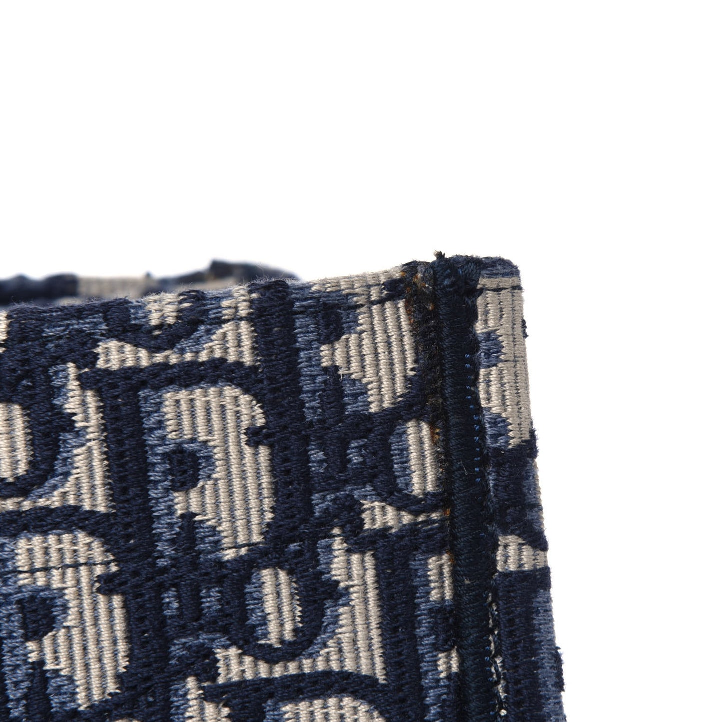Oblique Book Tote Blue Multicolor