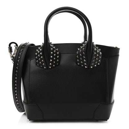 Christian Louboutin Grained Calfskin Spike Small Eloise Tote Black 1 of 10