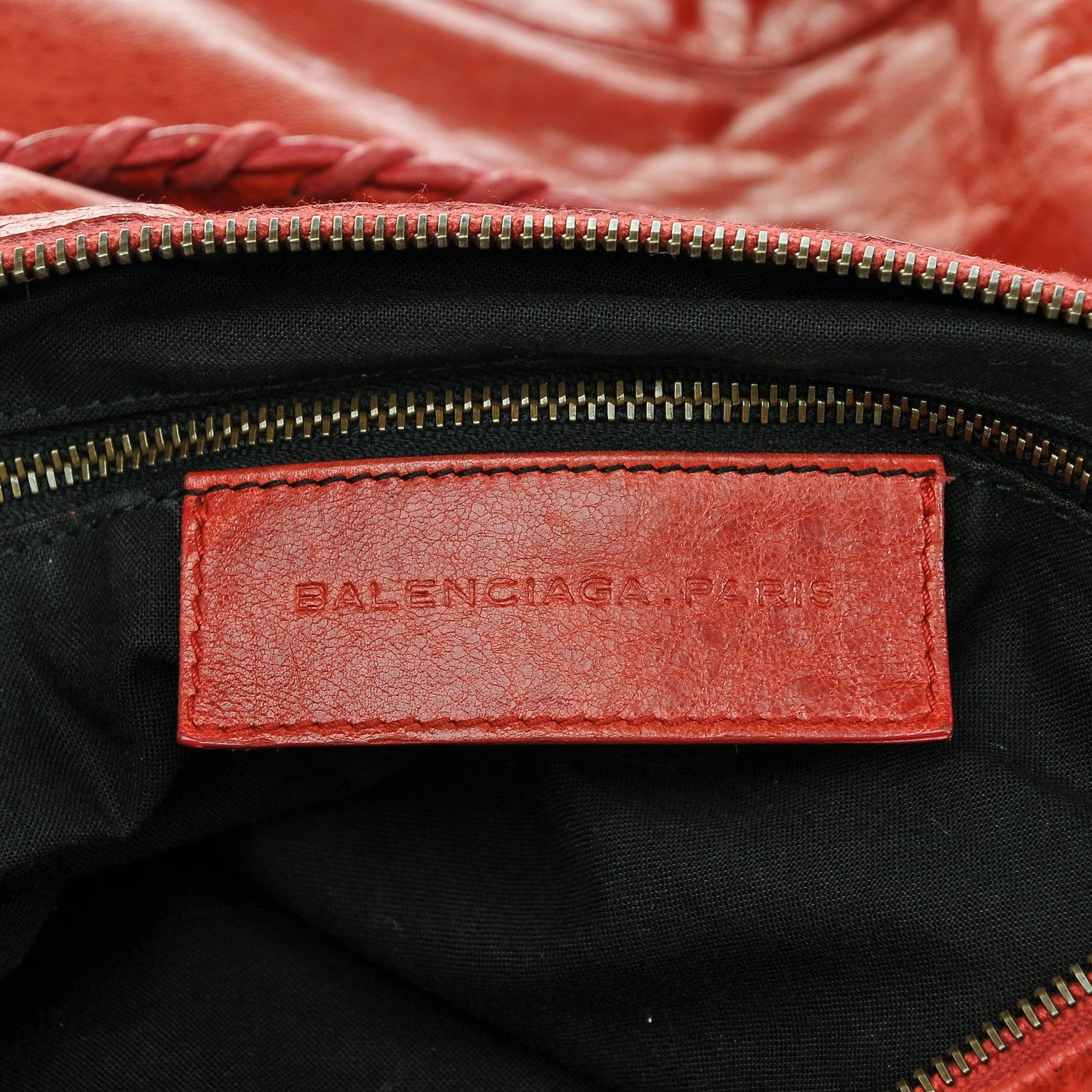 Balenciaga Agneau Classic Hardware Day Hobo Vermillion 6 of 8