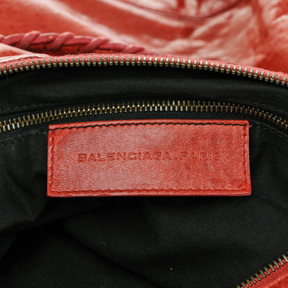 Balenciaga Agneau Classic Hardware Day Hobo Vermillion 6 of 8