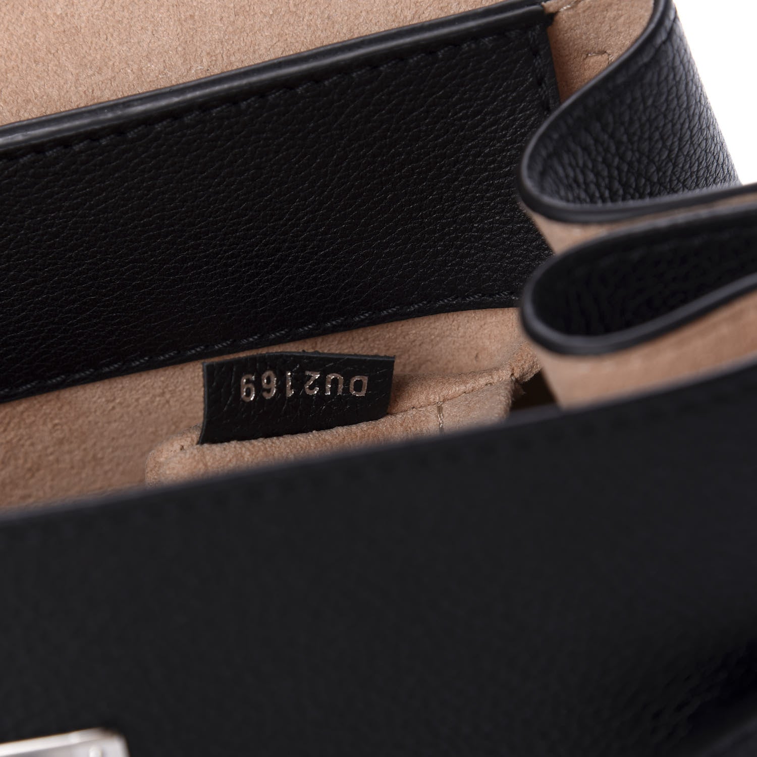 Louis Vuitton Calfskin Lockme Ever BB Black 7 of 10
