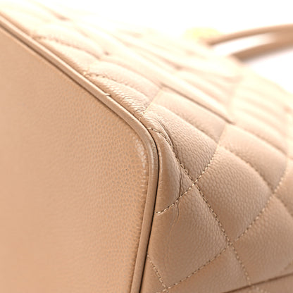 Chanel Caviar Quilted Medallion Tote Beige 8 of 16