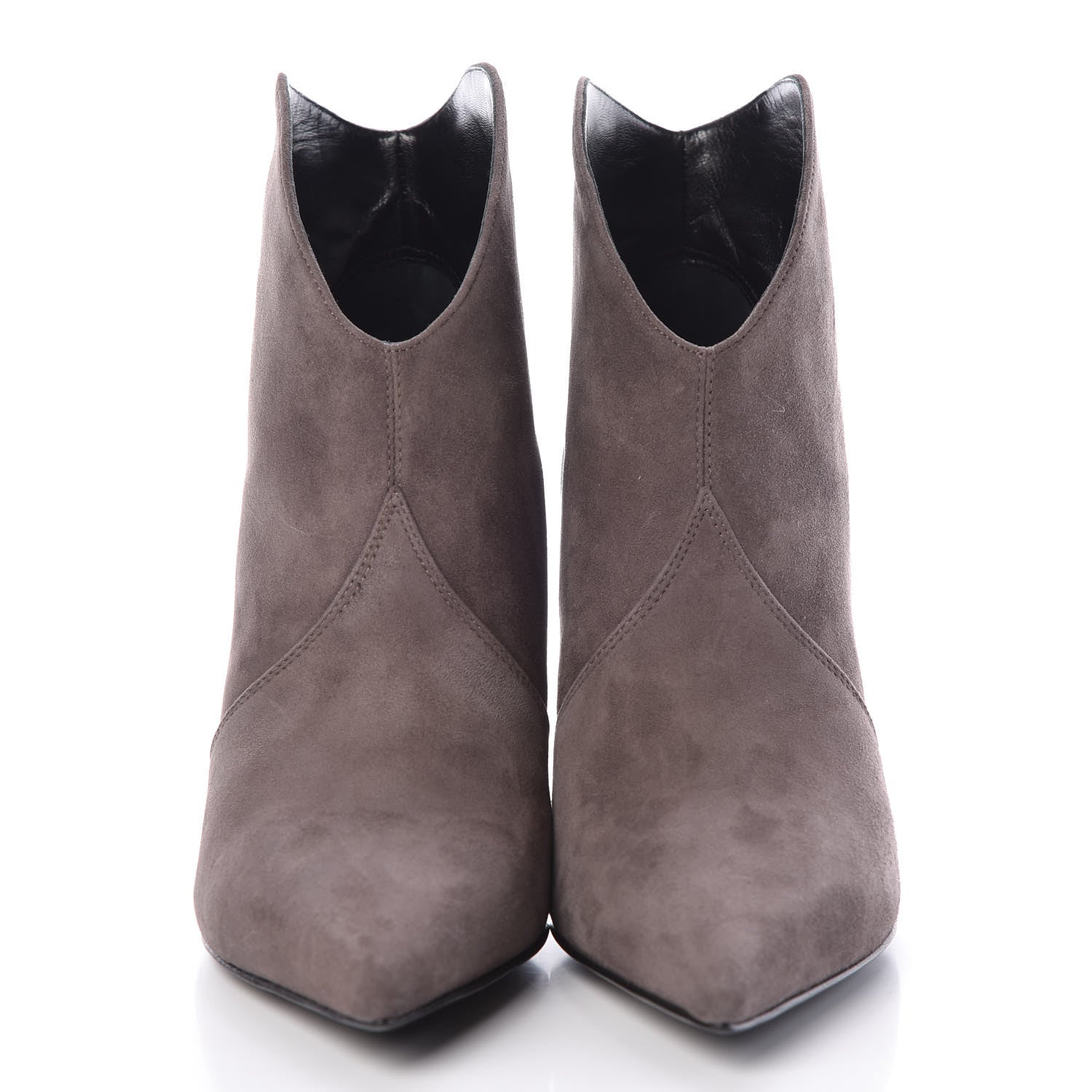 Saint Laurent Suede Paris 105 Boots 36.5 Road Grey 2 of 8