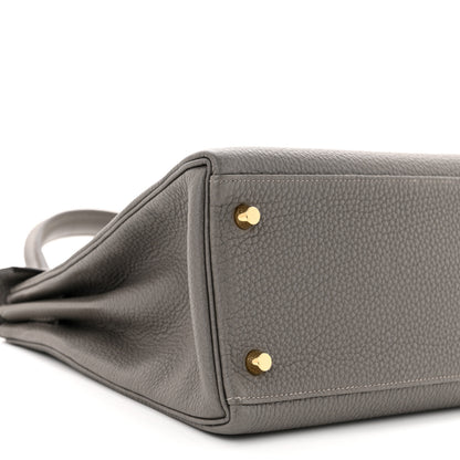 Hermes Togo Kelly Retourne 28 Etain 9 of 11