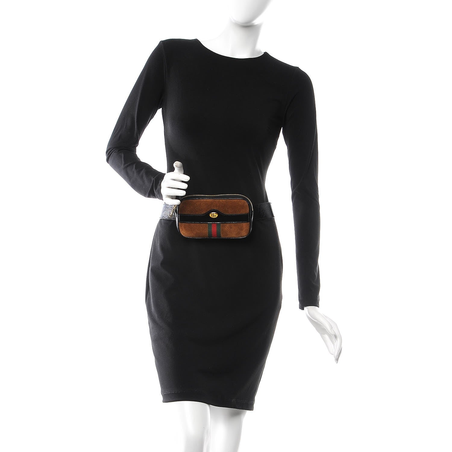 Gucci Suede Patent Ophidia Belted iPhone Case 75 30 Nocciola Black 2 of 13