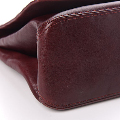 Chanel Calfskin 31 Rue Cambon Flap Shoulder Bag Burgundy 5 of 10