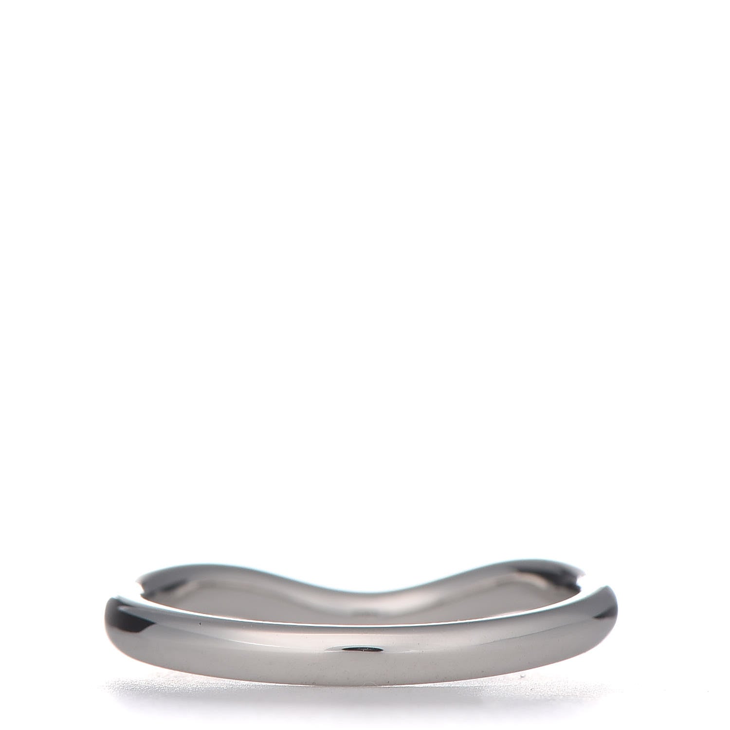 Tiffany Platinum 2mm Elsa Peretti Wedding Band Ring 49 5 3 of 6
