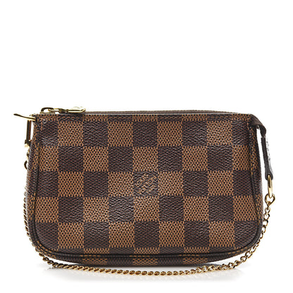 Louis Vuitton Damier Ebene Mini Pochette Accessories 1 of 8