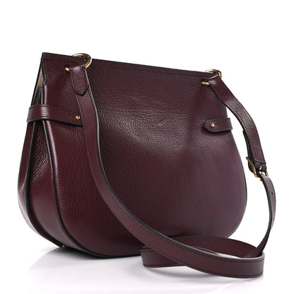Mulberry Perforated Small Classic Grain Calfskin Amberley Satchel Oxblood 3 of 8