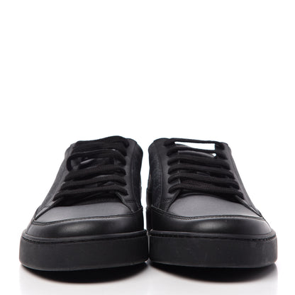 Gucci GG Supreme Monogram Mens Low Top Sneakers 8.5 Black 2 of 11