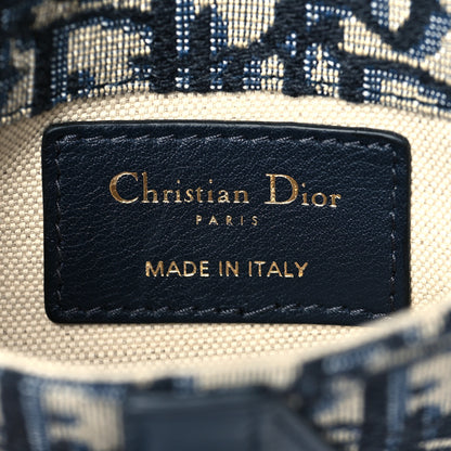 Christian Dior Oblique Saddle Belt Pouch Blue 6 of 10