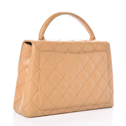 Chanel Lambskin Quilted Medium Kelly Flap Bag Beige 3 of 13