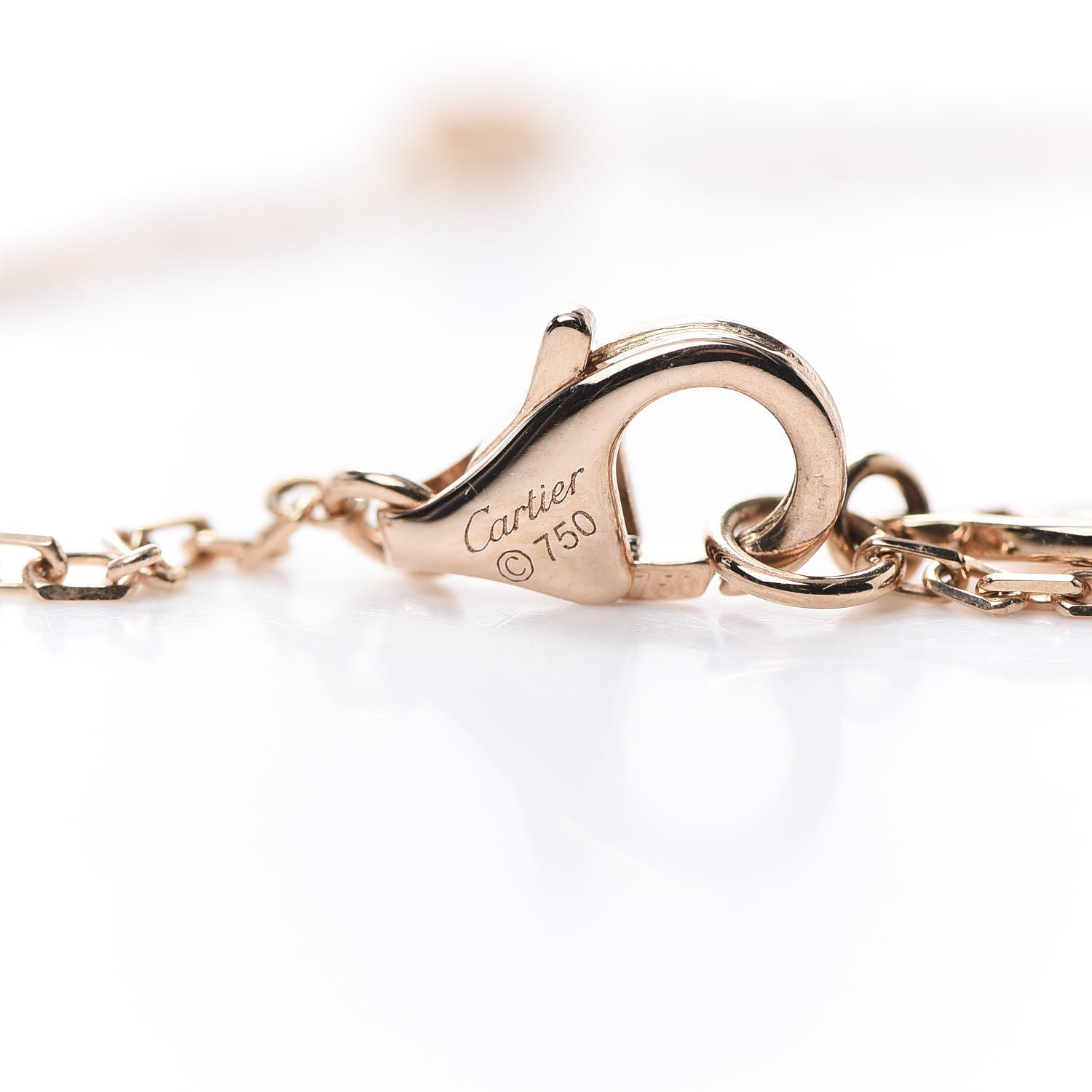 Cartier 18K Pink Gold Diamond XS D'Amour Pendant Necklace 4 of 5