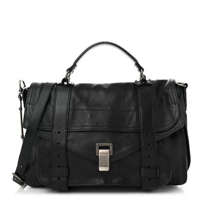 Proenza Schouler Lambskin Medium PS1 Satchel Black 1 of 13