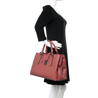 Bottega Veneta Light Calf Intrecciato Medium Roma Pompei 2 of 11
