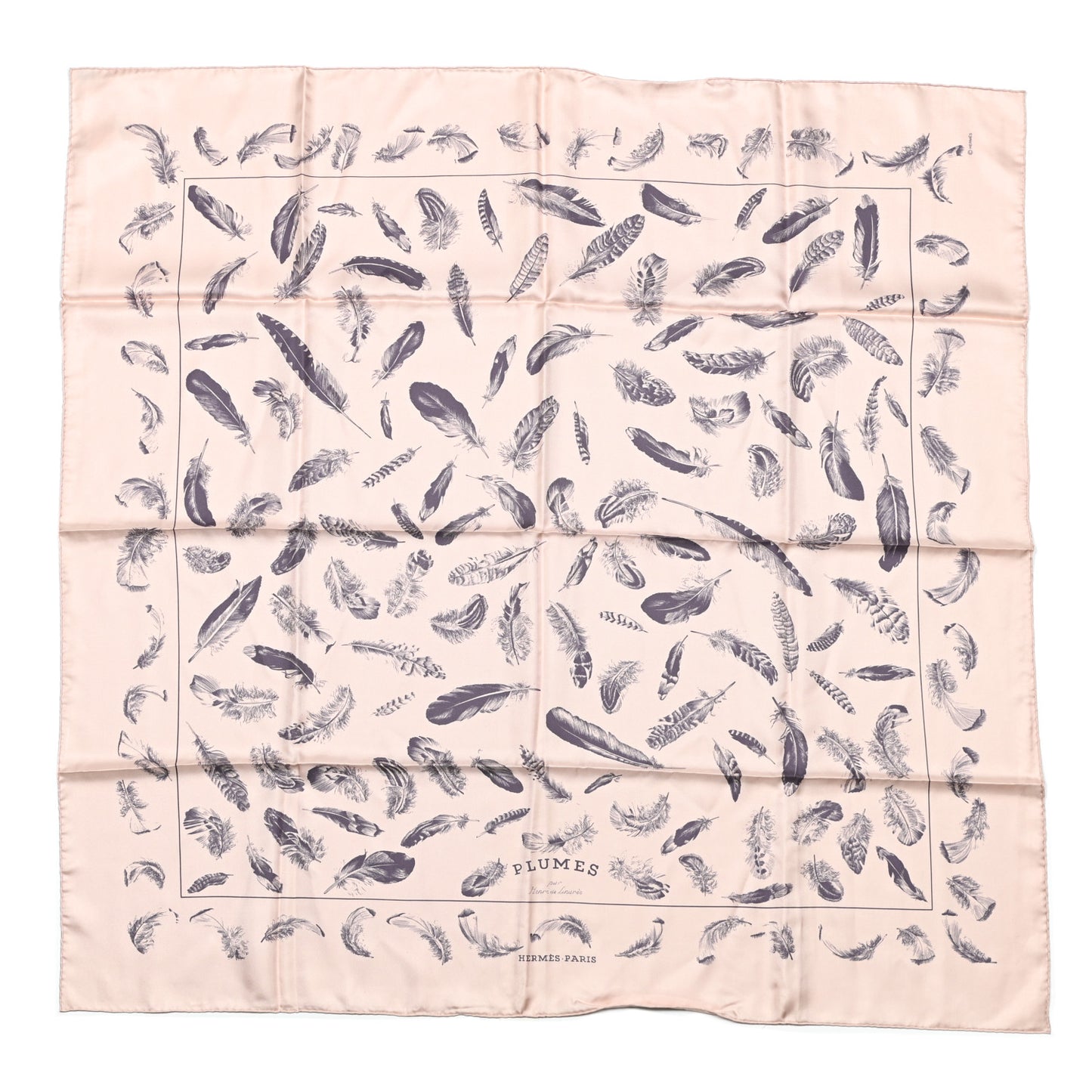 Silk Plumes par Henri de Linares Scarf 90