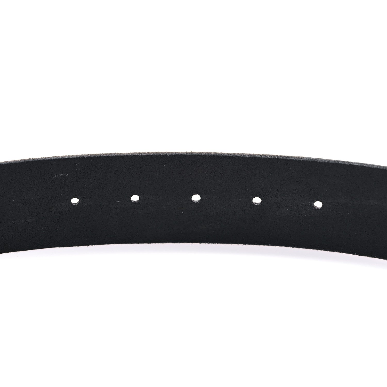 Gucci Faded Calfskin Snake Double G 40mm Belt 85 34 Black 4 of 8