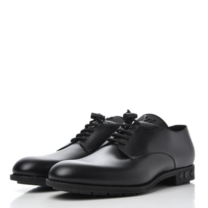 Louis Vuitton Calfskin Mens Formal Derby Shoes 11 Black 3 of 15