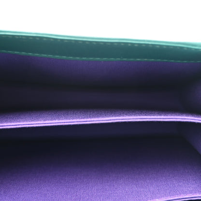 Bulgari Calfskin Serpenti Forever Top Handle Emerald Green 6 of 12