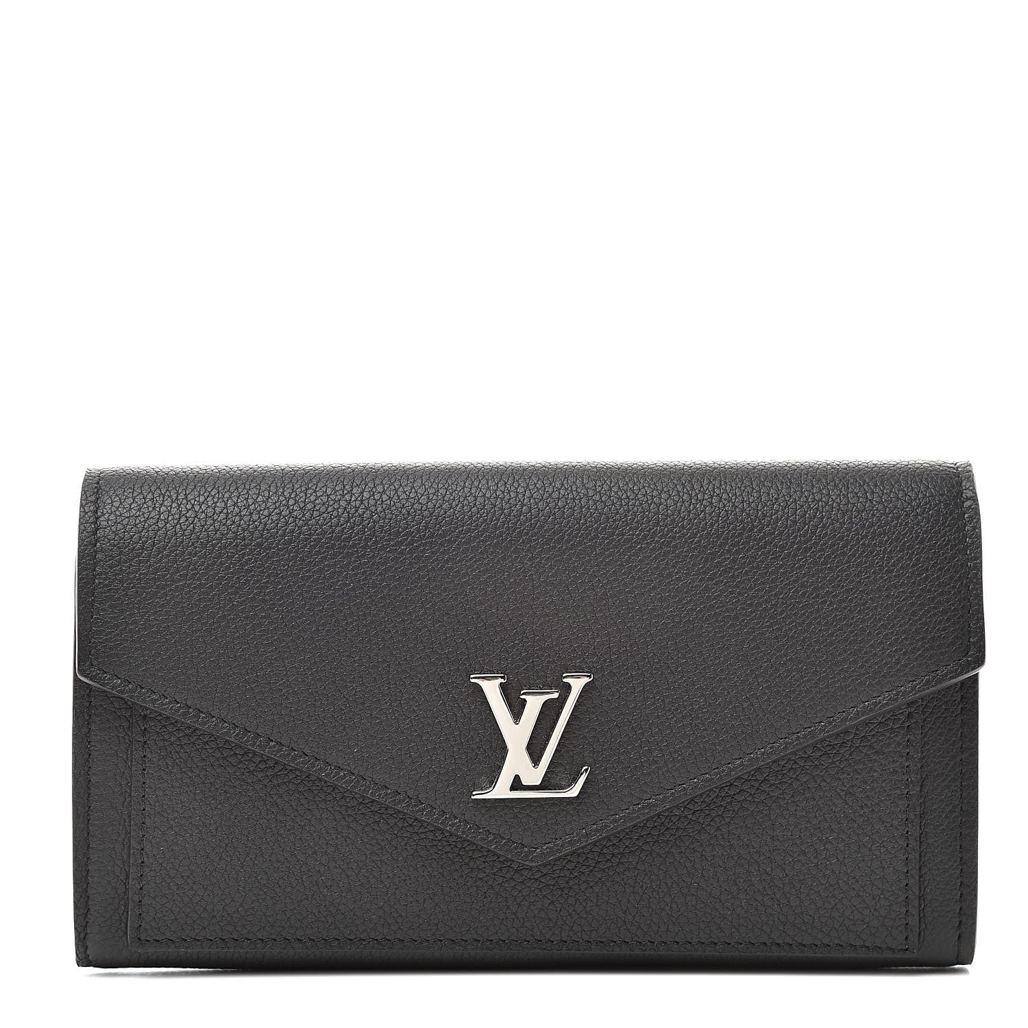 Louis Vuitton Soft Calfskin My Lockme Wallet Black 1 of 8