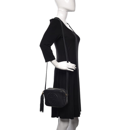 Gucci Pebbled Calfskin Small Soho Disco Bag Black 2 of 16