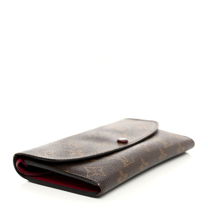 Louis Vuitton Monogram Emilie Wallet Fuchsia 4 of 12