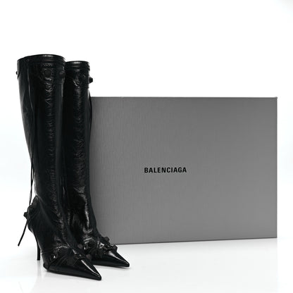 Balenciaga Agneau Arena Spike Spiked Cagole 90mm Boots 37.5 Black 8 of 8