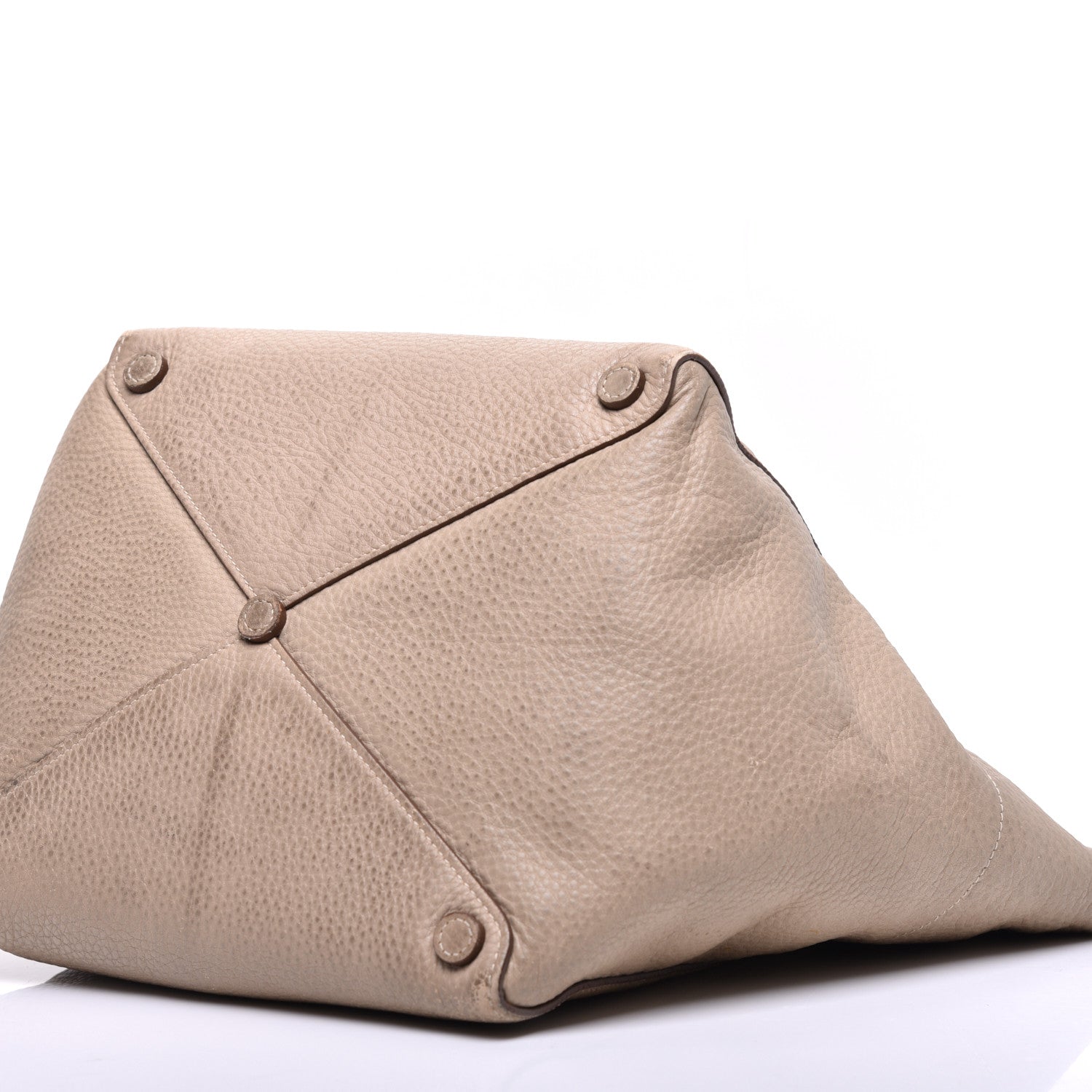 Prada Vitello Daino Shopping Tote Visone 9 of 14