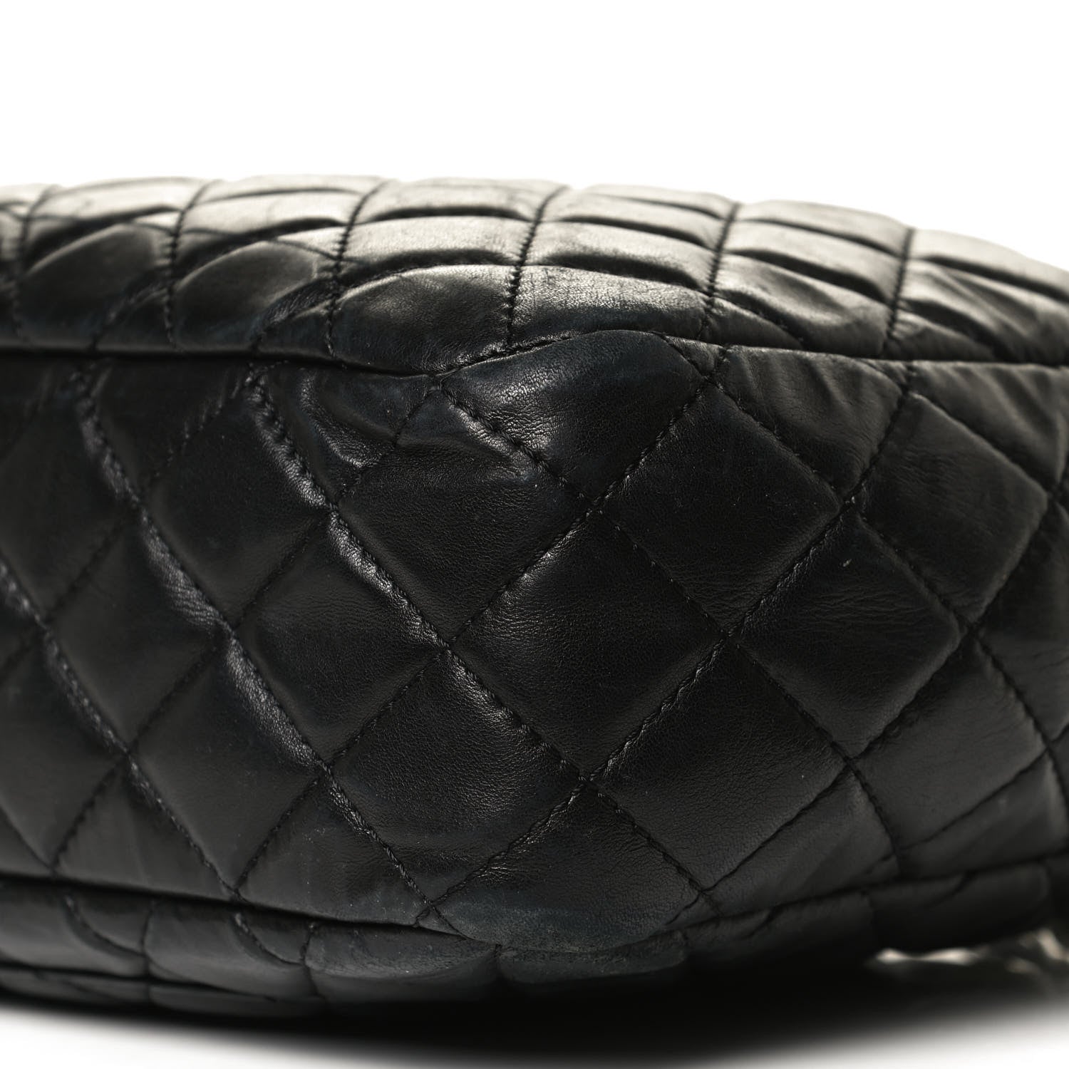 Chanel Lambskin Quilted Medium Camera Case Black 10 of 12
