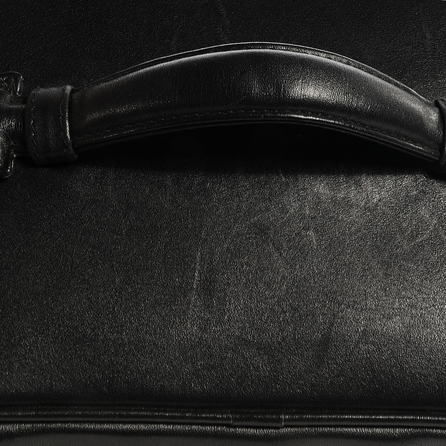 Chanel Lambskin Vanity Cosmetic Bag Black 10 of 10