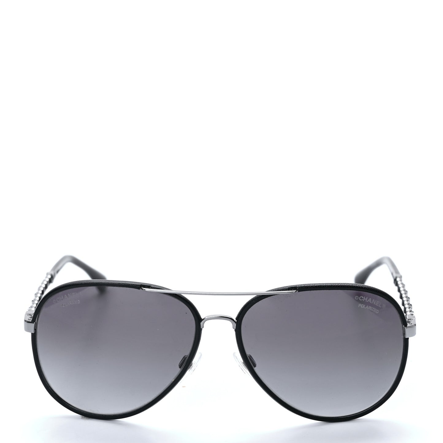 Metal Polarized Pilot Winter Sunglasses 4219-Q Black