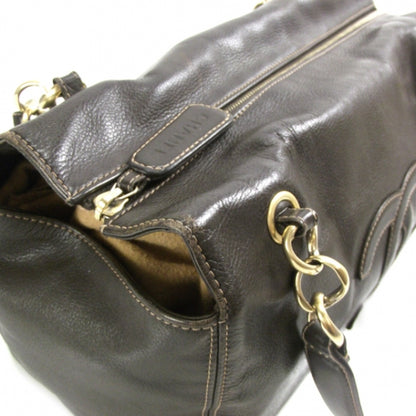 Chanel Calfskin Large Satchel Brown 7 of 13