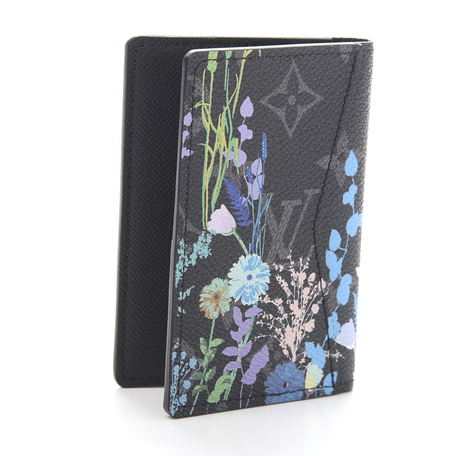 Louis Vuitton Monogram Eclipse Flower Print Pocket Organizer NM 3 of 6