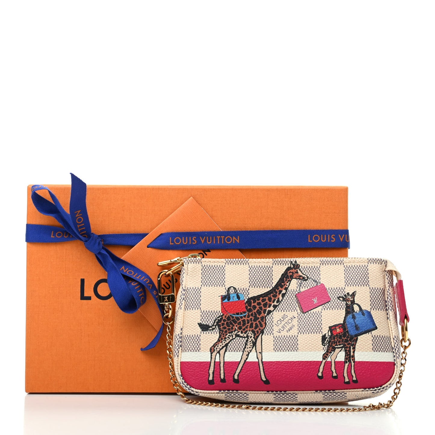 Damier Azur 2017 Christmas Animation Mini Pochette Accessories