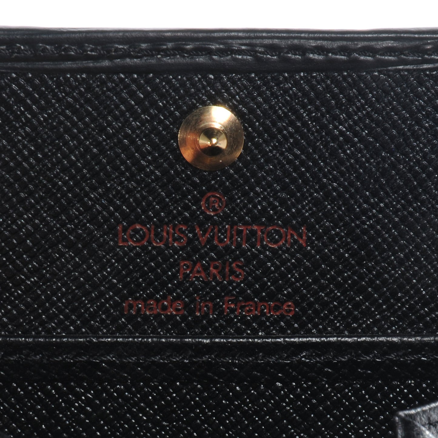 Epi Porte-Monnaie Boite Coin Purse Black