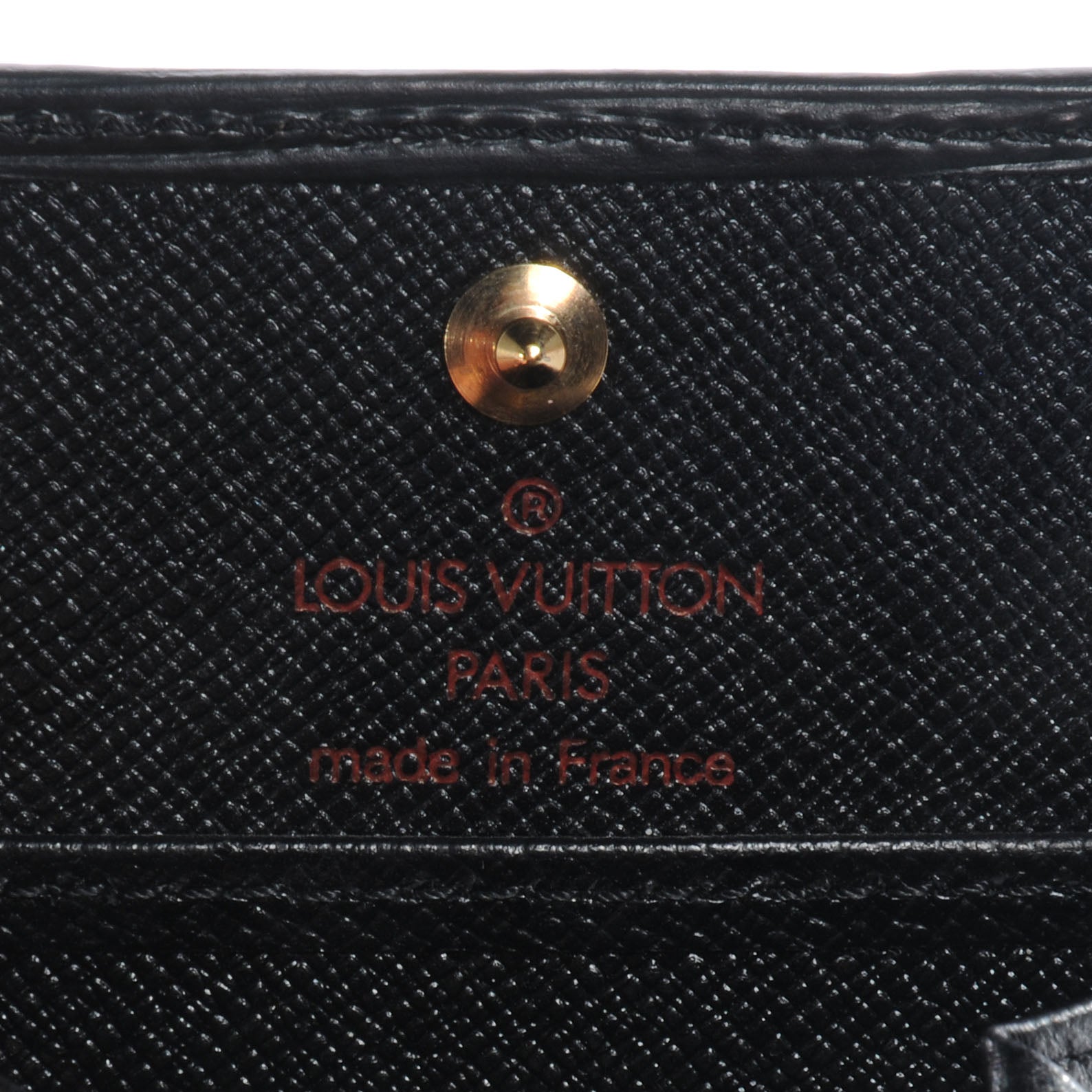 Louis Vuitton Epi Porte-Monnaie Boite Coin Purse Black 9 of 14