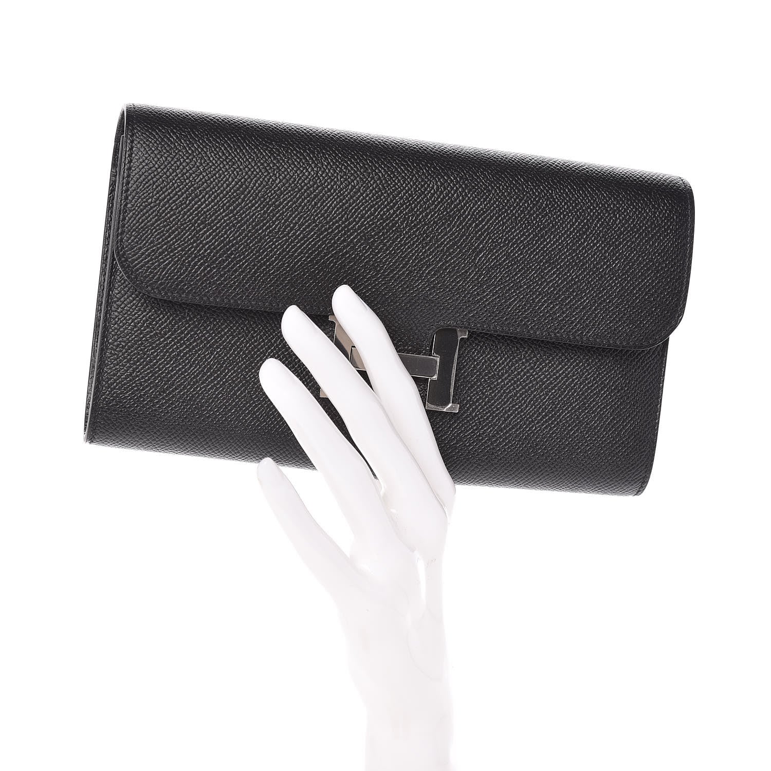 Hermes Epsom Constance Long Wallet Black 2 of 8