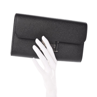 Hermes Epsom Constance Long Wallet Black 2 of 8