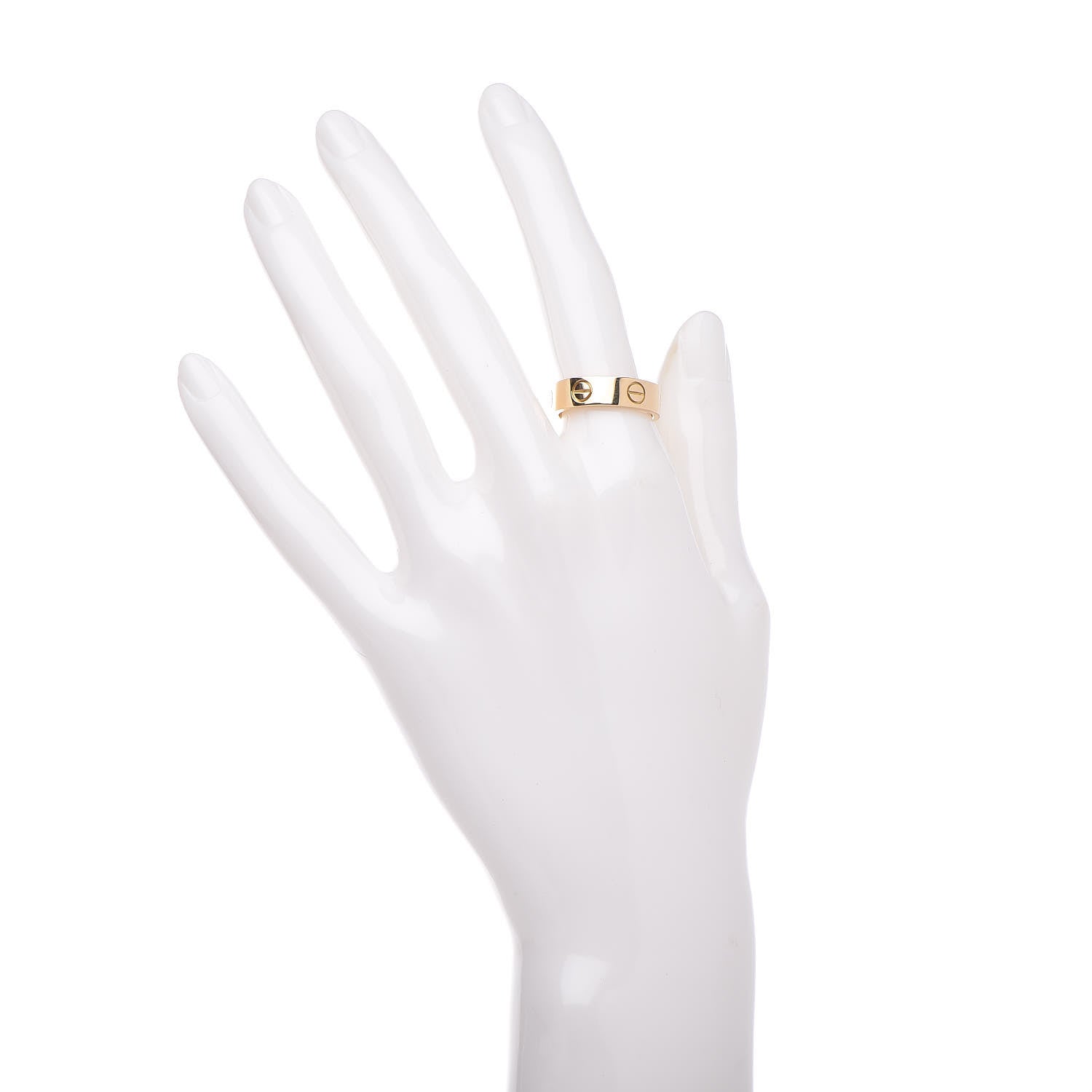 Cartier 18K Yellow Gold 5.5mm LOVE Ring 54 6.75 2 of 7