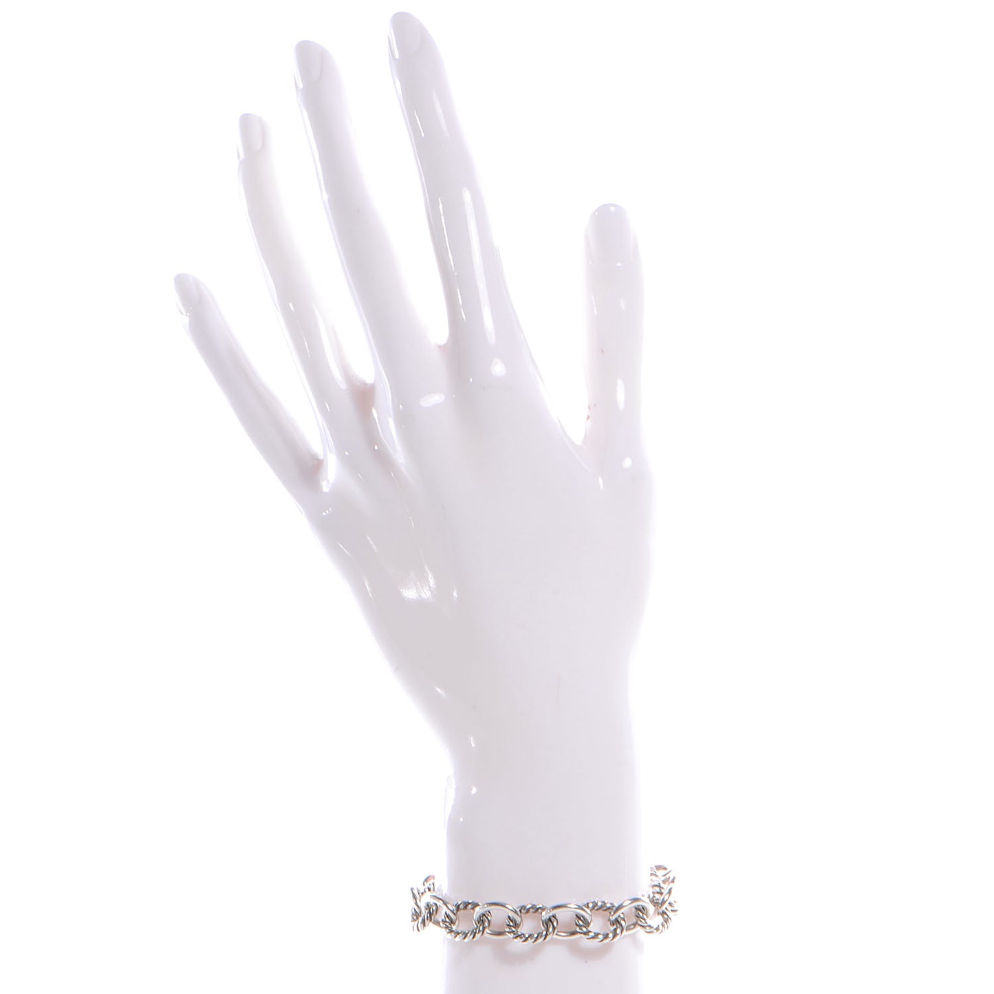 Sterling Silver 12mm Large Oval Link Bracelet