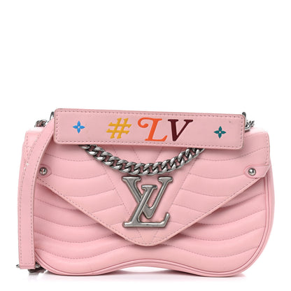 Louis Vuitton Calfskin New Wave Chain MM Smoothie Pink 1 of 16