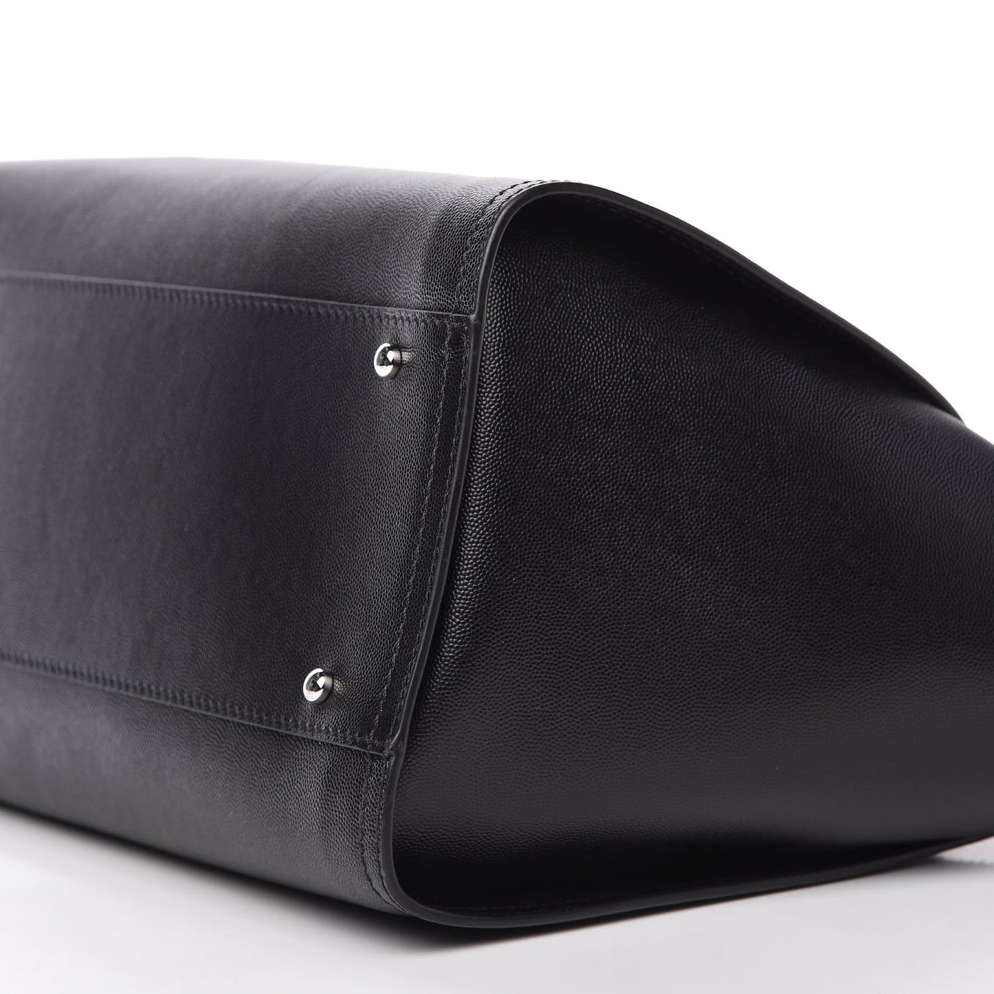 Caviar Medium Studded Deauville Tote Black