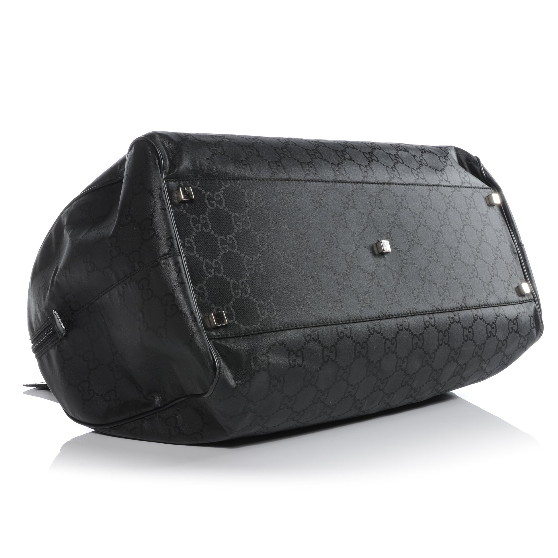 Gucci Nylon Monogram Carry On Duffle Black 4 of 9