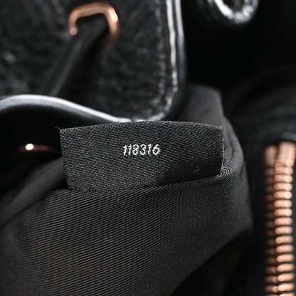 Alexander Wang Pebbled Calfskin Prisma Skeletal Backpack Black Rose Gold Hardware 8 of 11
